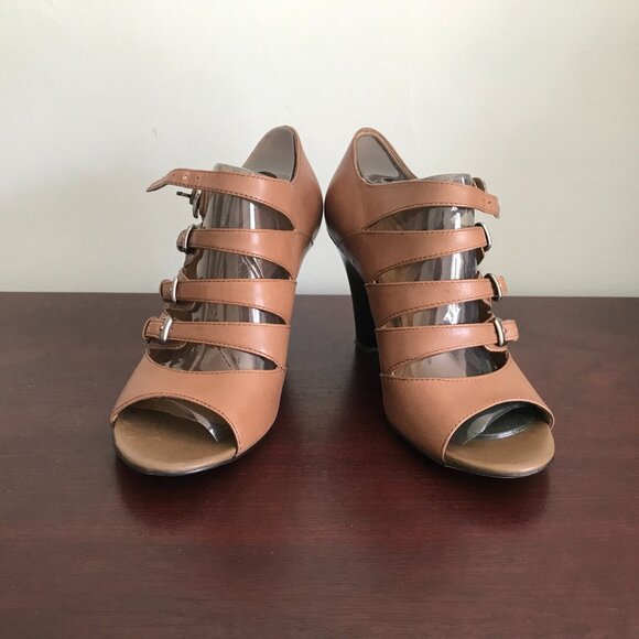 Franco Sarto | Wedge Buckle Booties - Picture 2 of 10